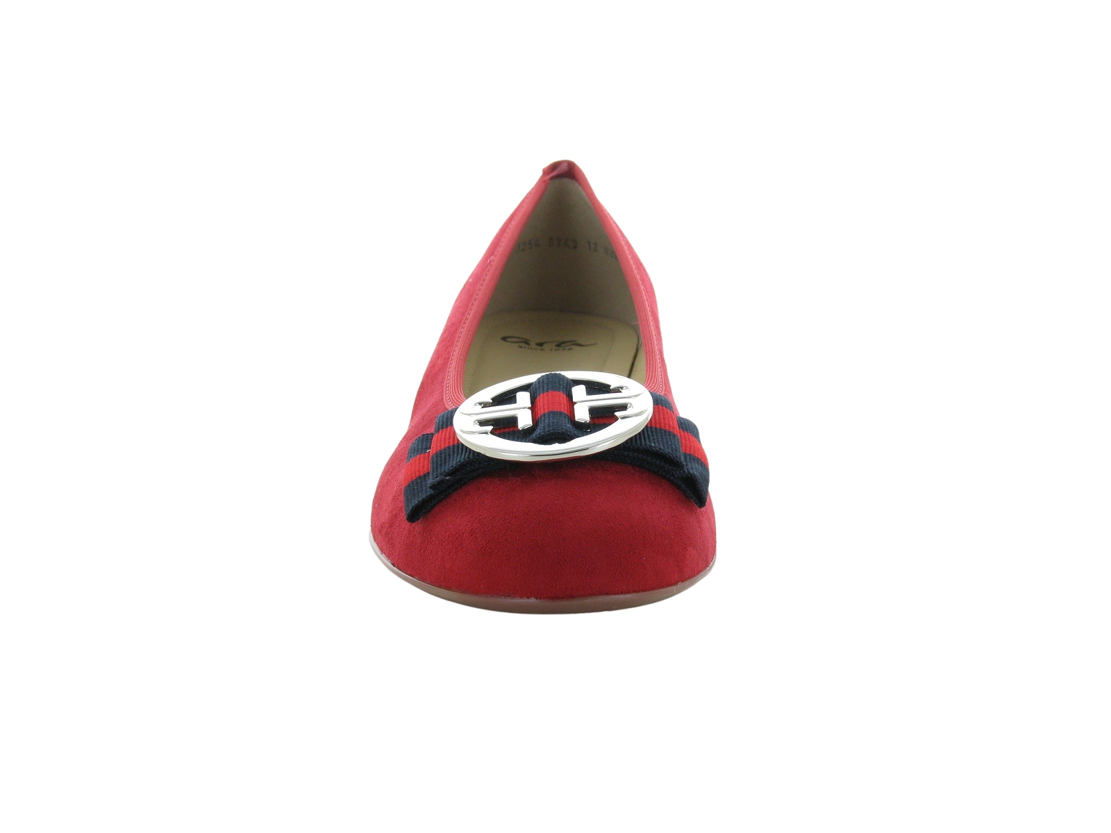 Ara-1263361 Cuir Velours Rouge