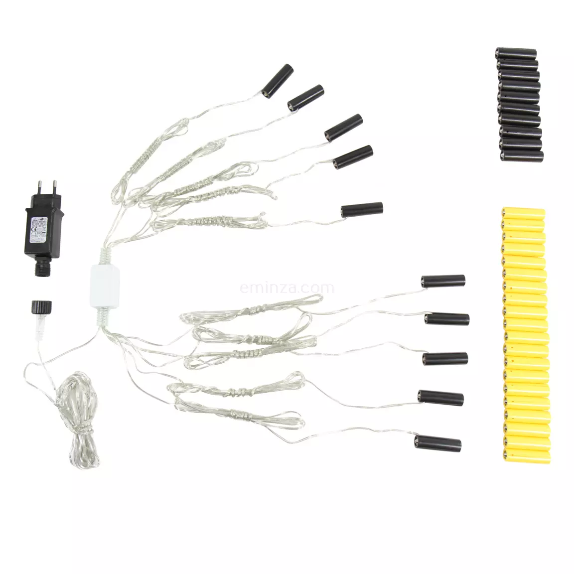 Adaptateur pour piles LR06 AA multi-branchement