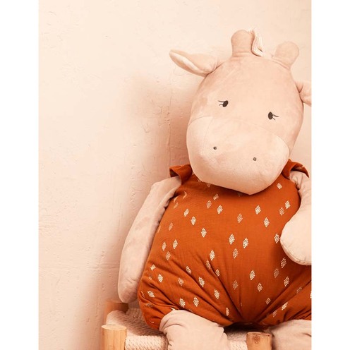 Tiga girafe peluche large Veloudoux - NOUKIE 'S