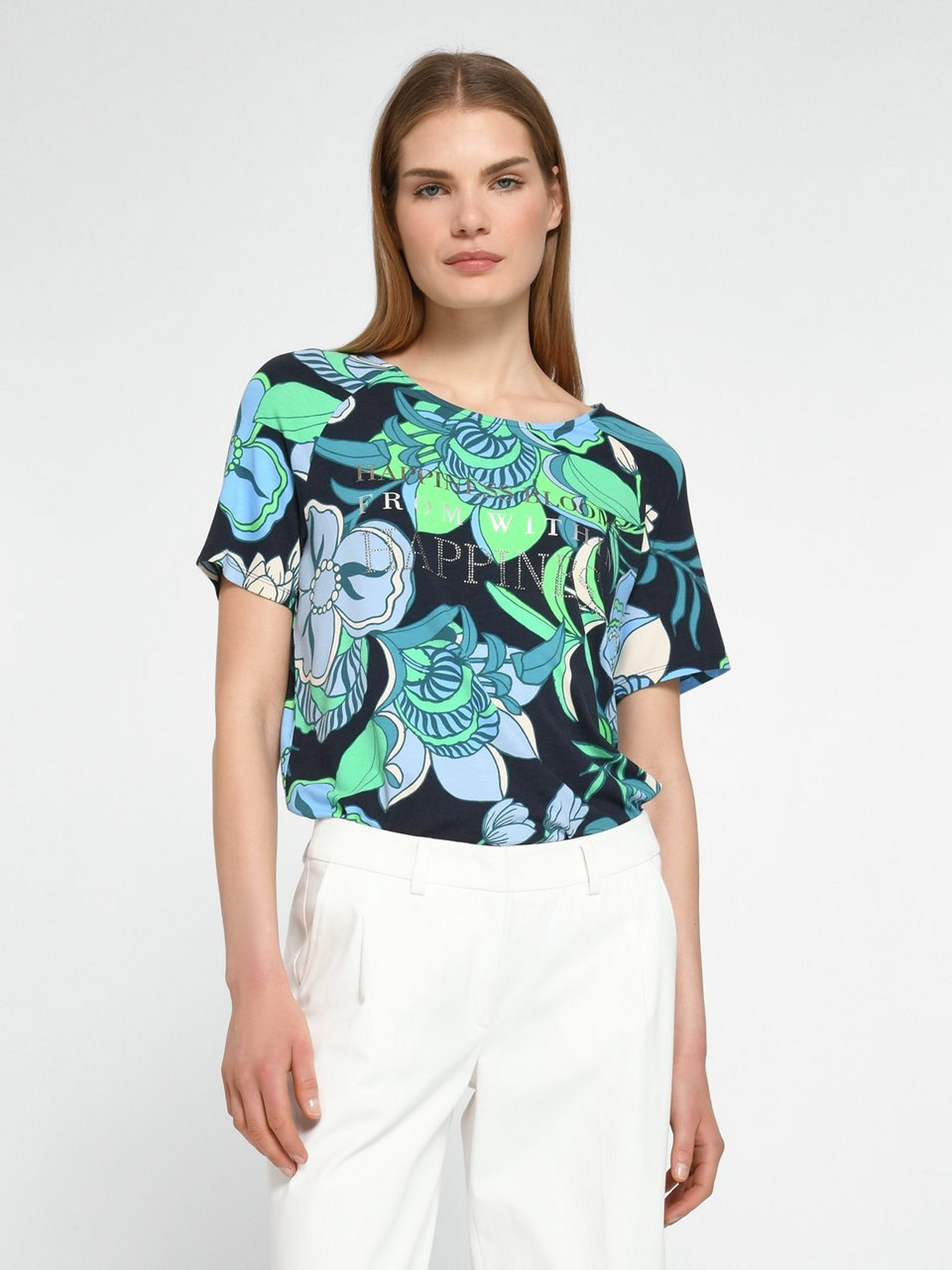Rundhals-Shirt