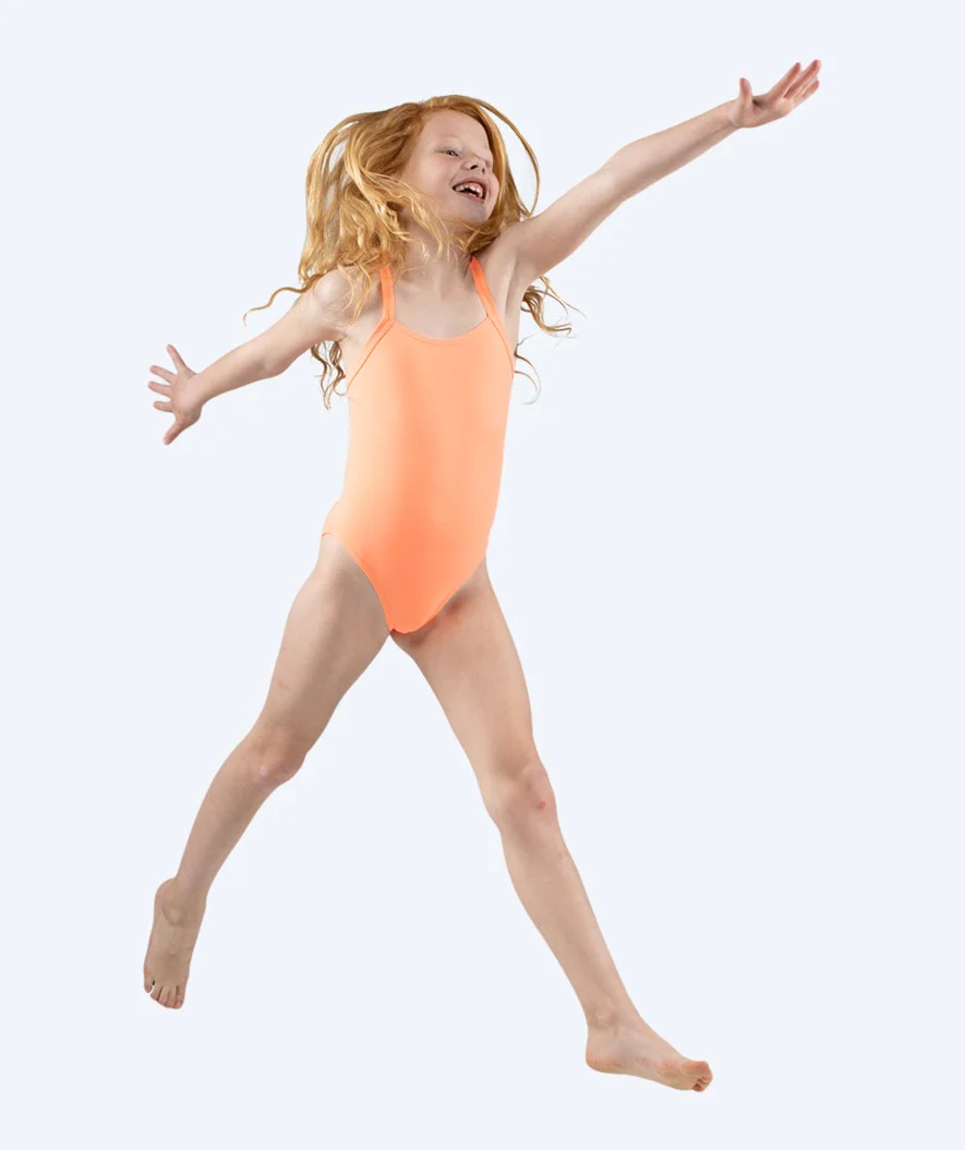 Watery badedragt til piger - Freestyler Solid - Coral