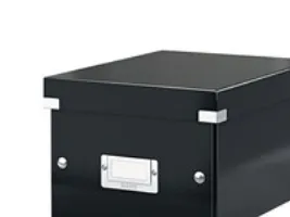 Leitz Click & Store WOW Small opbevaringsboks, 84% recirkuleret karton Sort