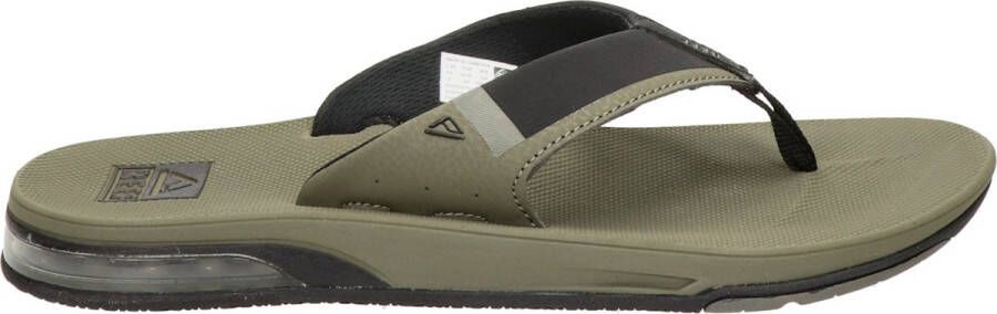 Reef Fanning Low Olive Heren Slippers Olijfgroen