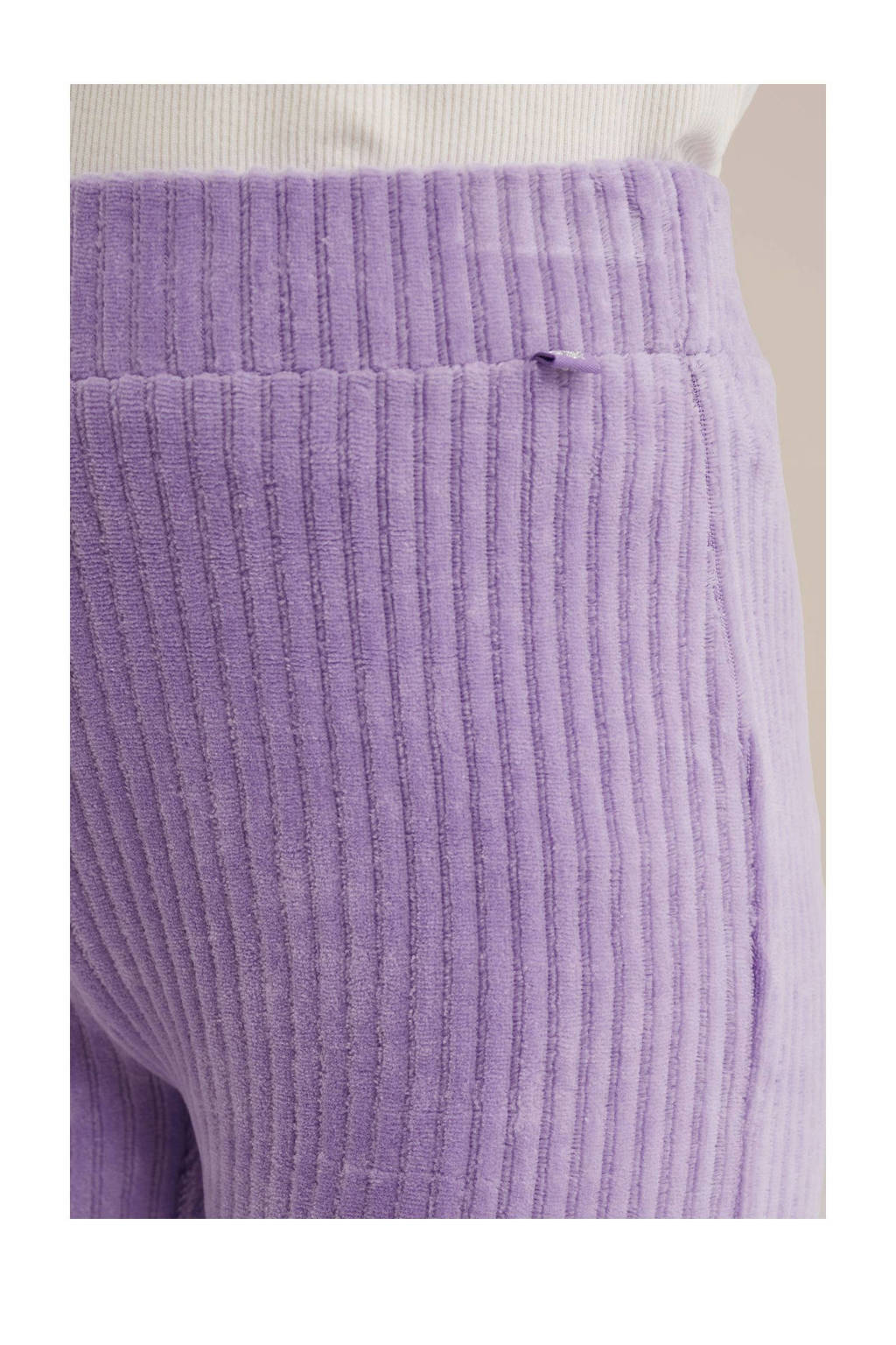 WE Fashion flared legging lila