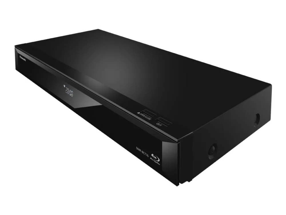 Panasonic DMR-BCT76ENK - 3D Blu-ray diskoptager med TV tuner og HDD - Eksklusiv - Ethernet, Wi-Fi