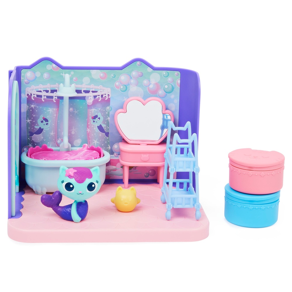 Gabbys Puppenhaus-Badezimmer mit Figur und Zubehör