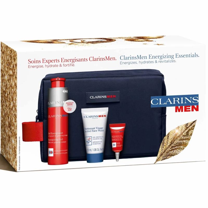Clarins Mens Energizing Essentials Gift Set