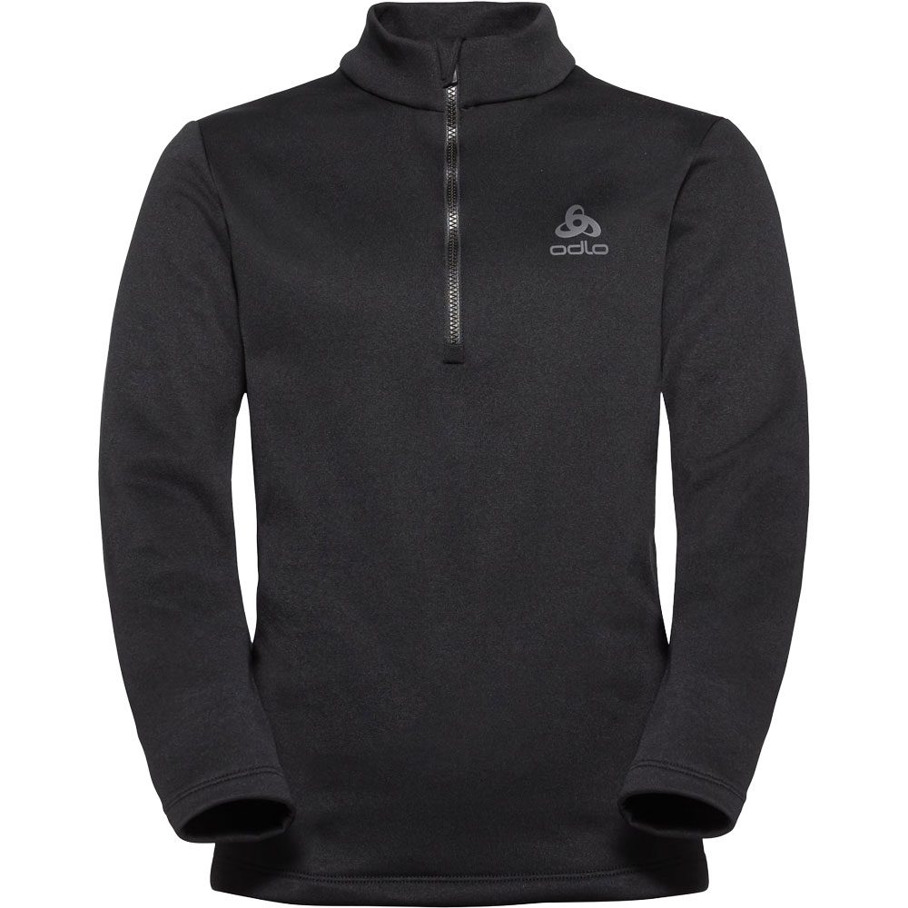 Odlo Berra 1/2 Zip Midlayer Kinder schwarz