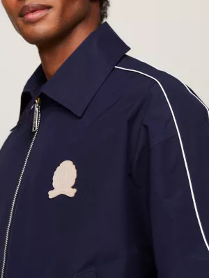 Jaqueta Ivy com zíper e modelagem casual da Crest