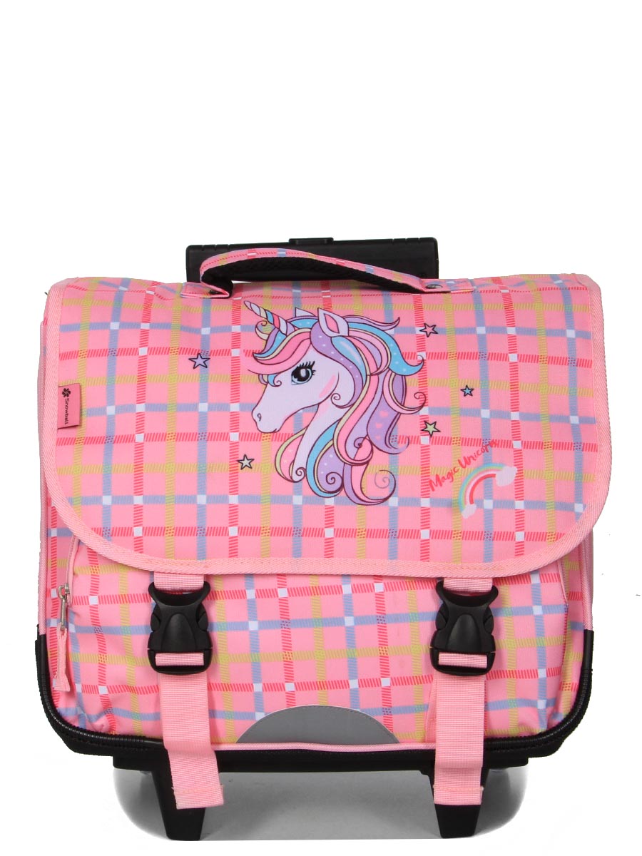 Cartable À roulettes Snowball Romantique Licorne 38 cm