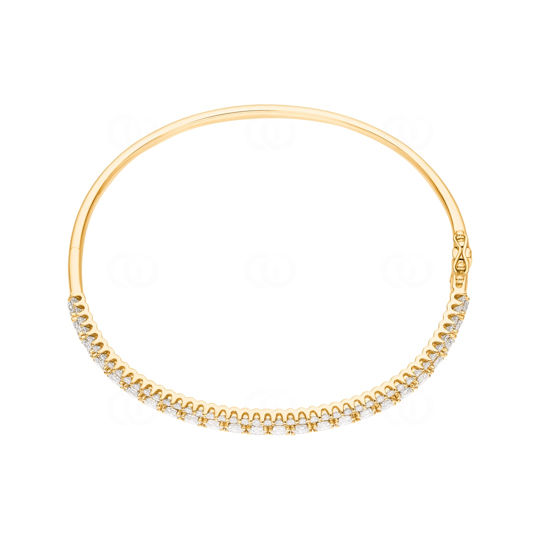 5.00 Karat Diamantarmreif 750/18 K Gelbgold
