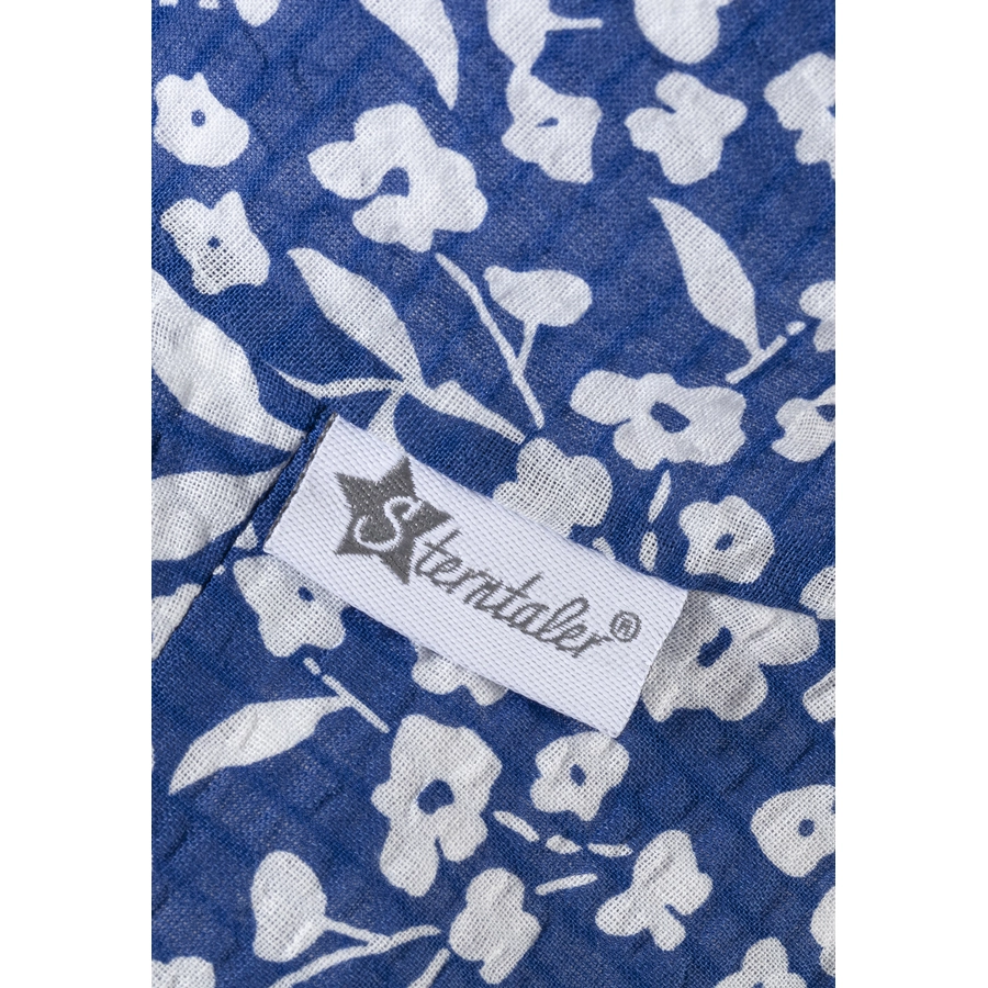 Sterntaler Hut Blumen blau
