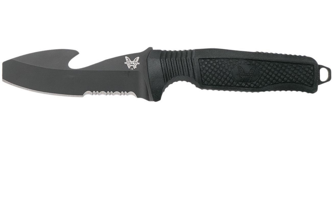 Benchmade H2O Fixed Black 112SBK-BLK duikmes