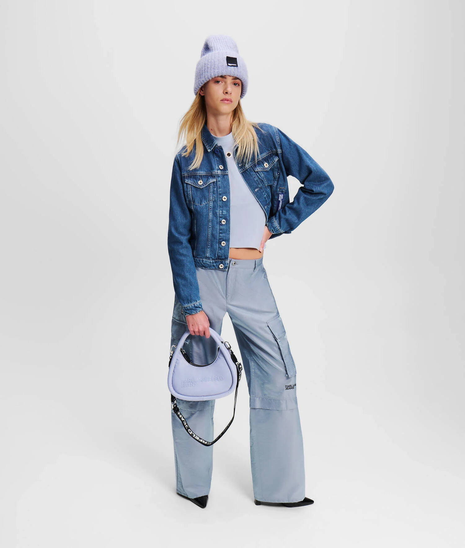 VESTE EN JEAN COUPE DROITE KLJ