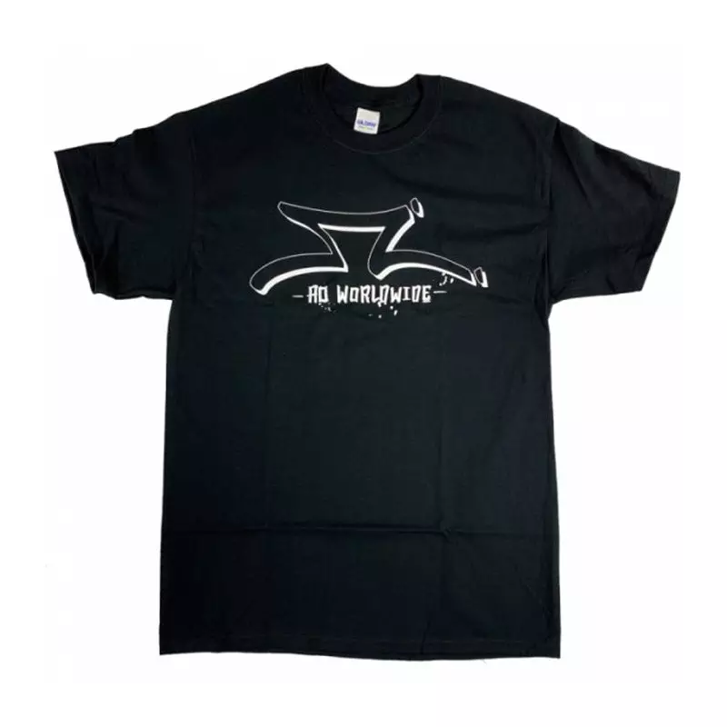 Tee shirt AO SCOOTERS Worldwide Noir