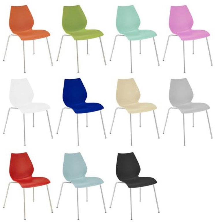 Kartell Maui stoel antraciet