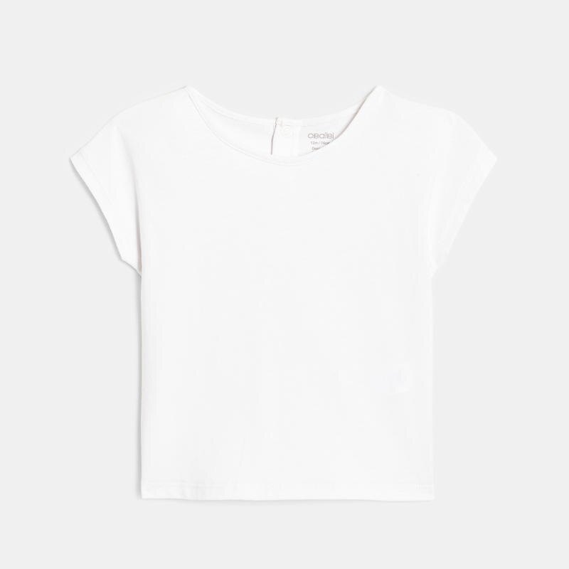Salopette en vichy et tee-shirt uni verte bébé fille Vert