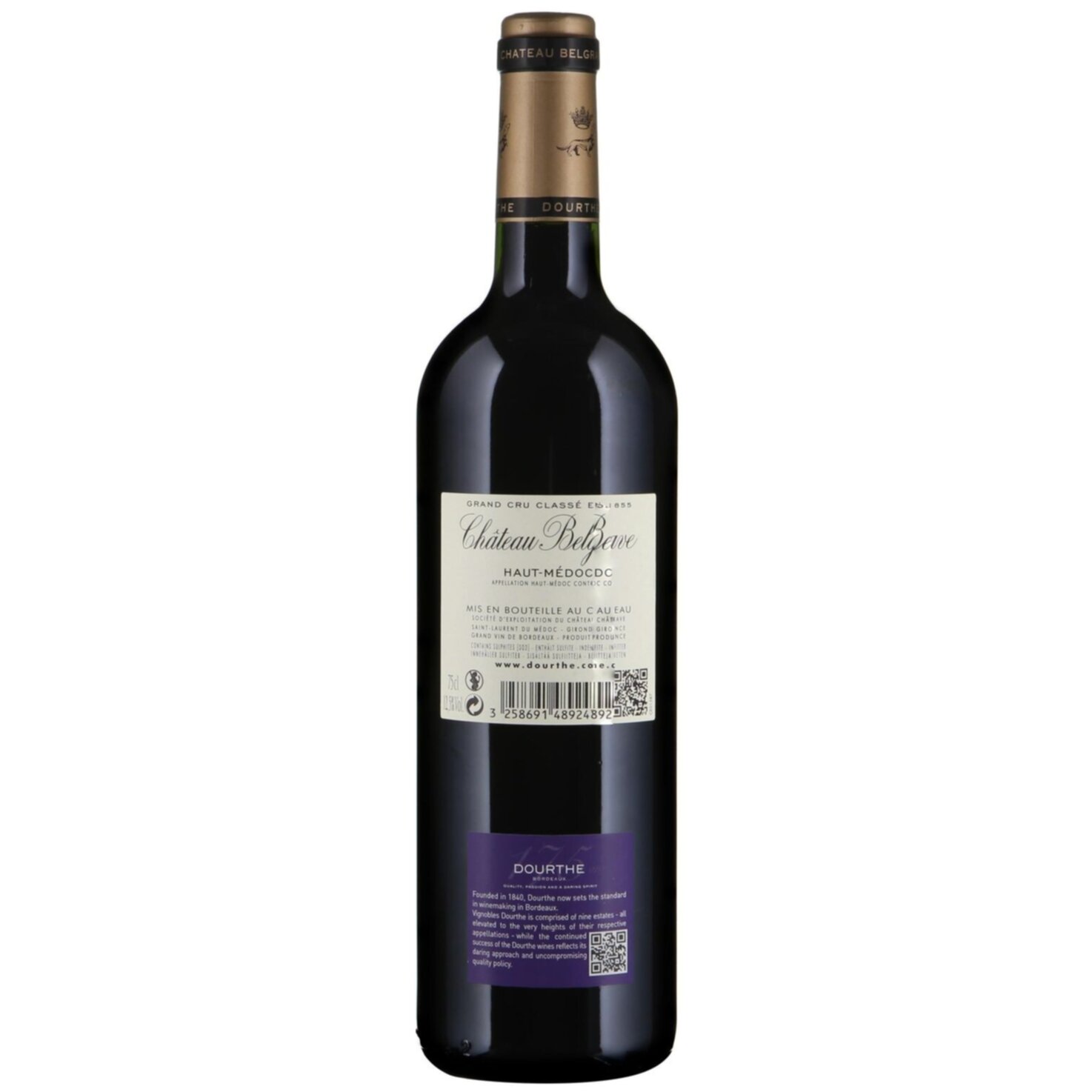 Château Belgrave Haut-Médoc AC 5ème Cru Classé -75cl