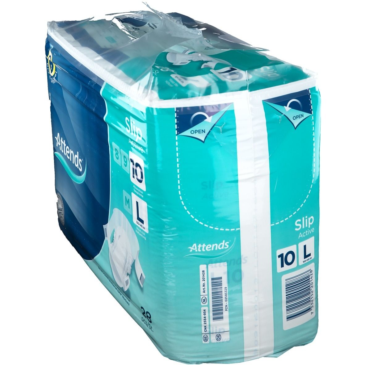 Attends® Slip Active 10 L