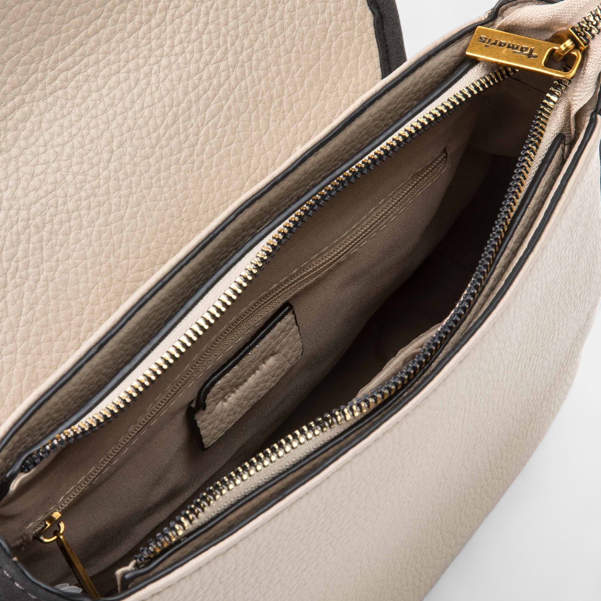 Sac bandoulière beige