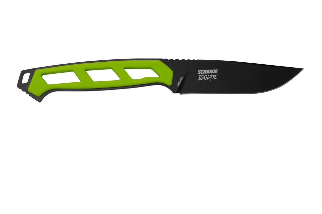 Schrade Isolate Droppoint, 1159304 zwart jachtmes