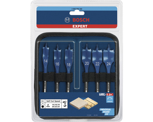 Freesboorset Bosch Professional Expert SelfCut Speed Ø 14 x, 6-delig.