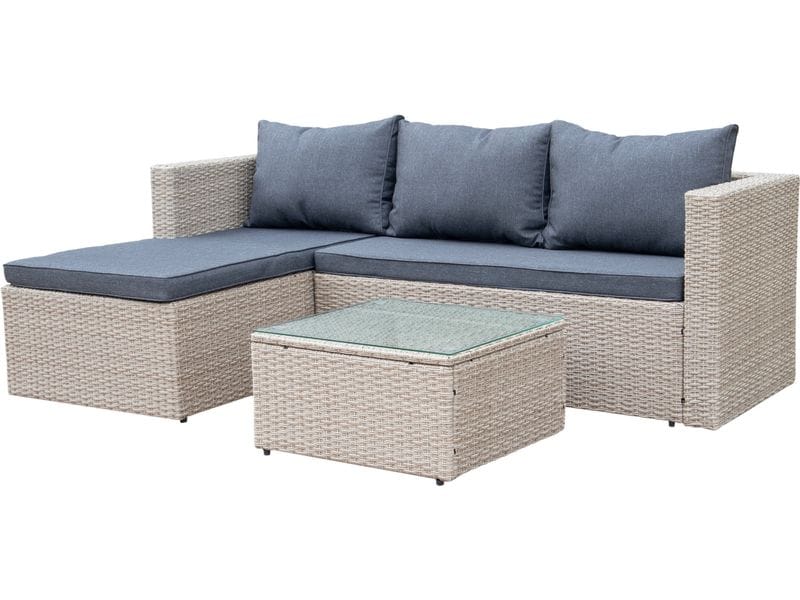 NORDIcated Kanan Loungeset Gartenlounge