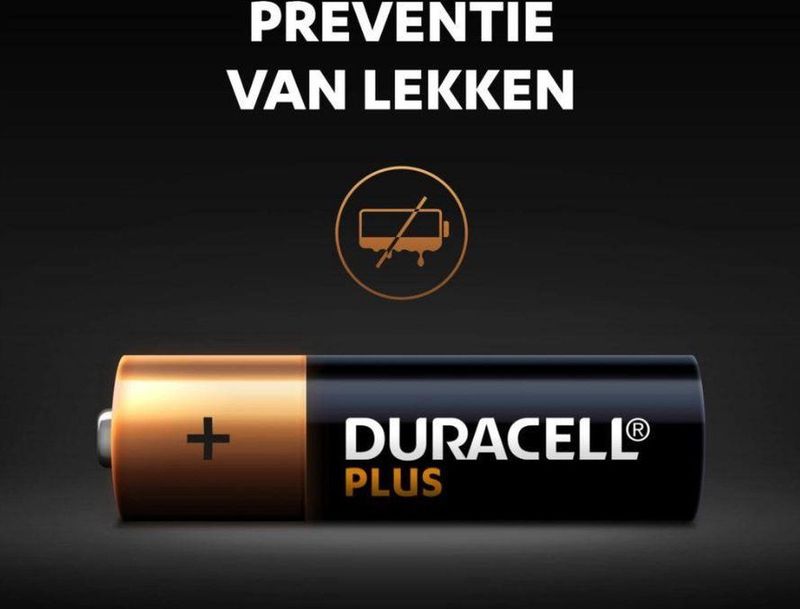 Duracell - Plus - AA-batterijen - Alkaline - 1,5 V - 8 Stuks