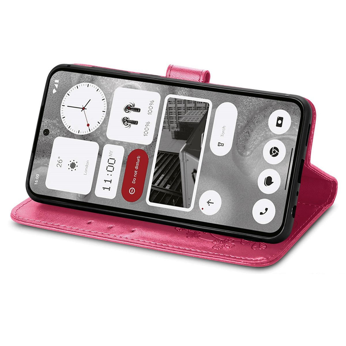 Schutz Handy Hülle für Nothing Phone 2 Case Cover Klapp Tasche Wallet Etuis Neu