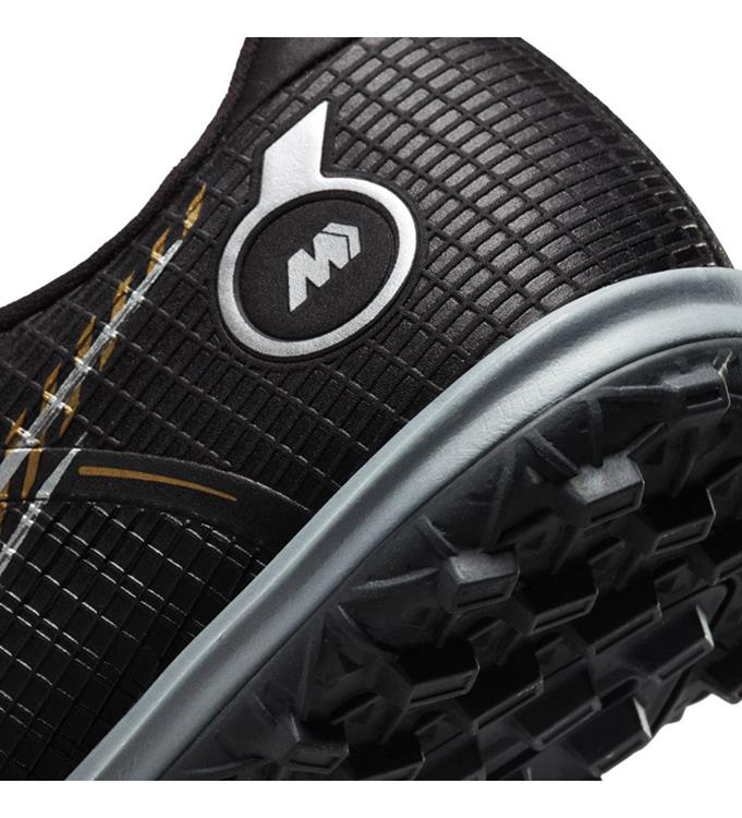 VAPOR 14 ACADEMY TF,BLACK/METALLIC BLACK-METALLIC-GOLD-METALLIC-S