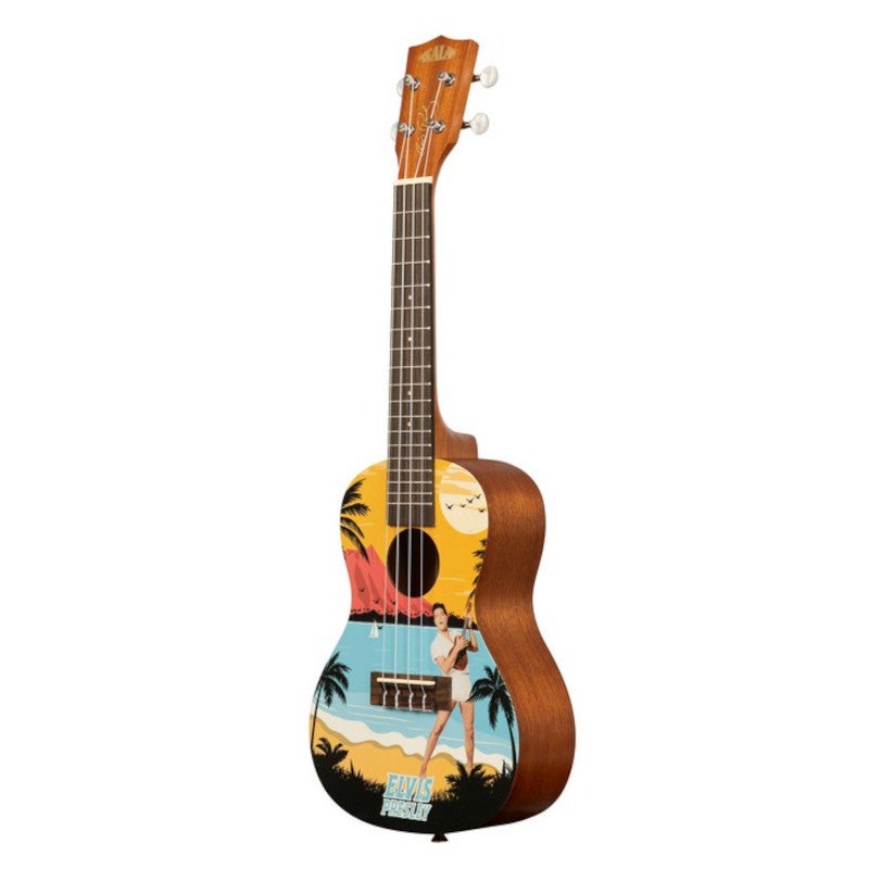 Kala Learn To Play Elvis Blue Hawaii concert ukelele set