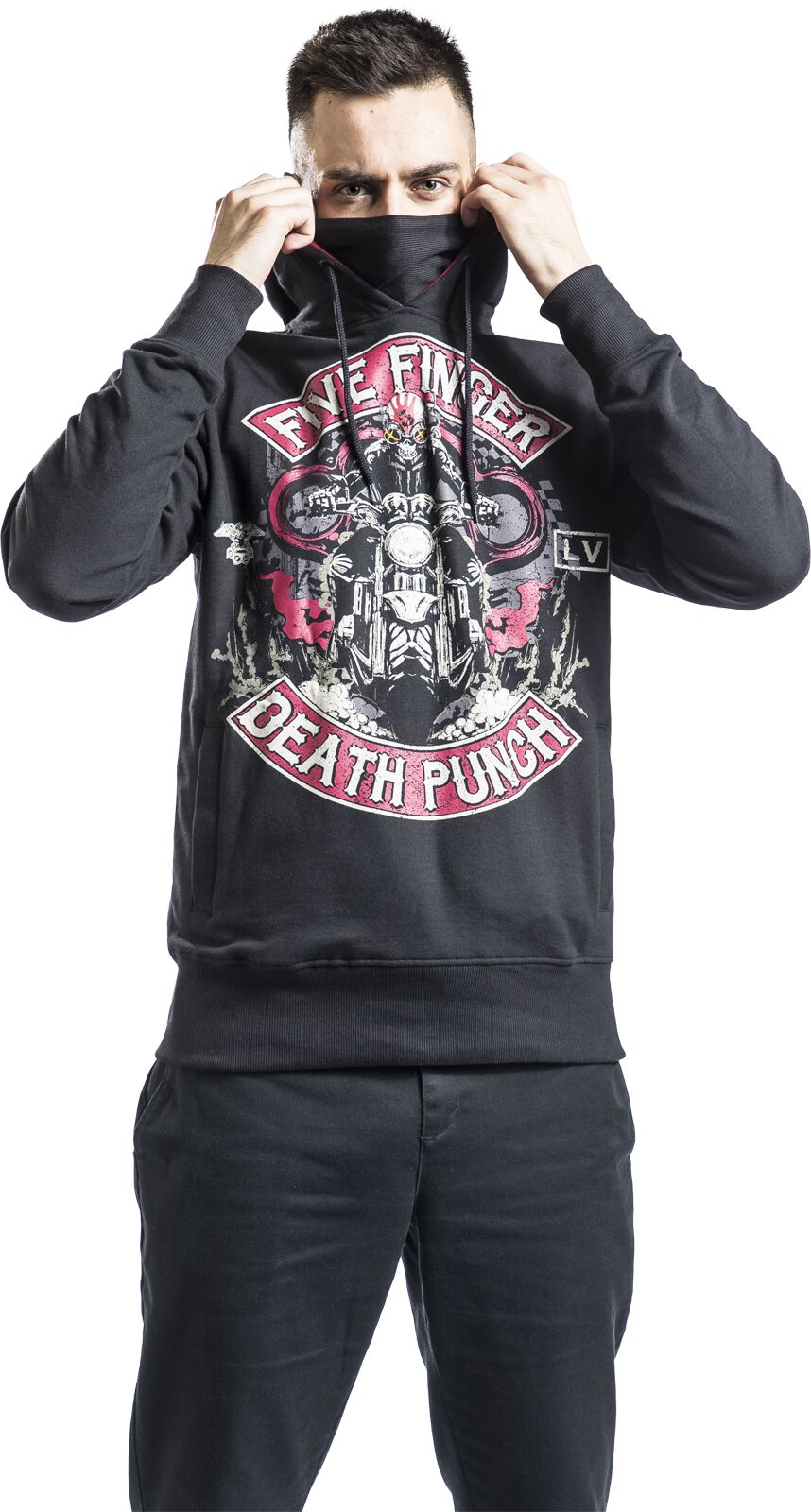 Biker Badge | Five Finger Death Punch Sweat-shirt à capuche
