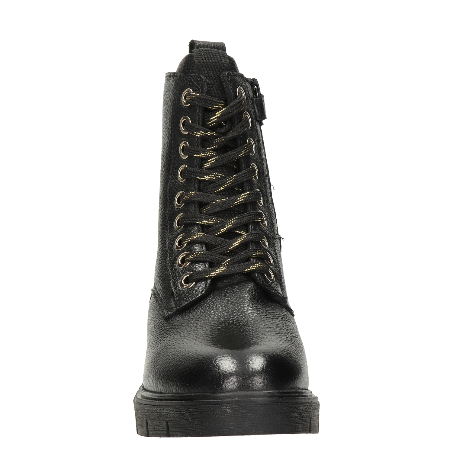 meisjes veterboot Nelson Kids Zwart