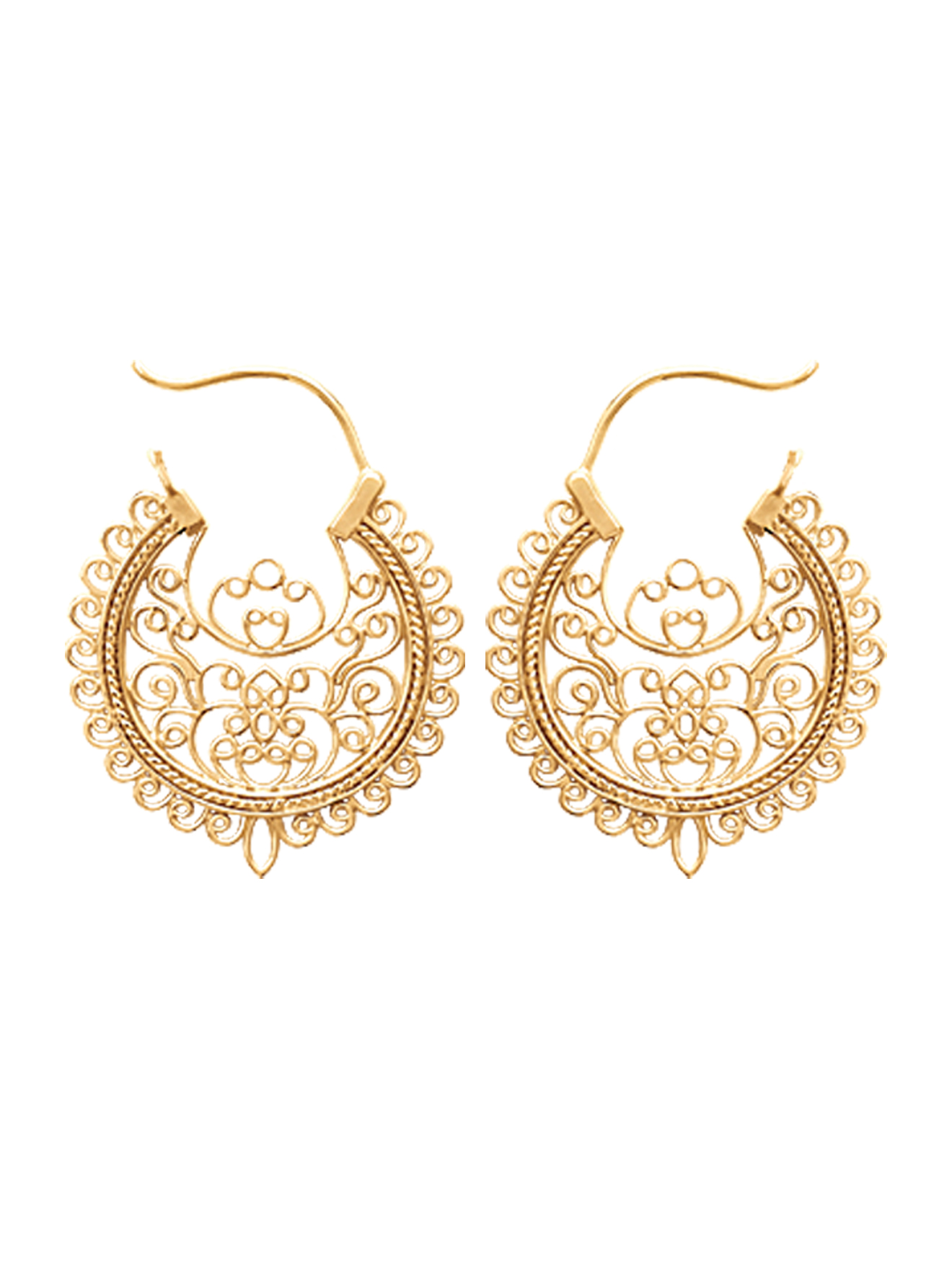Boucles d'oreilles arabesques