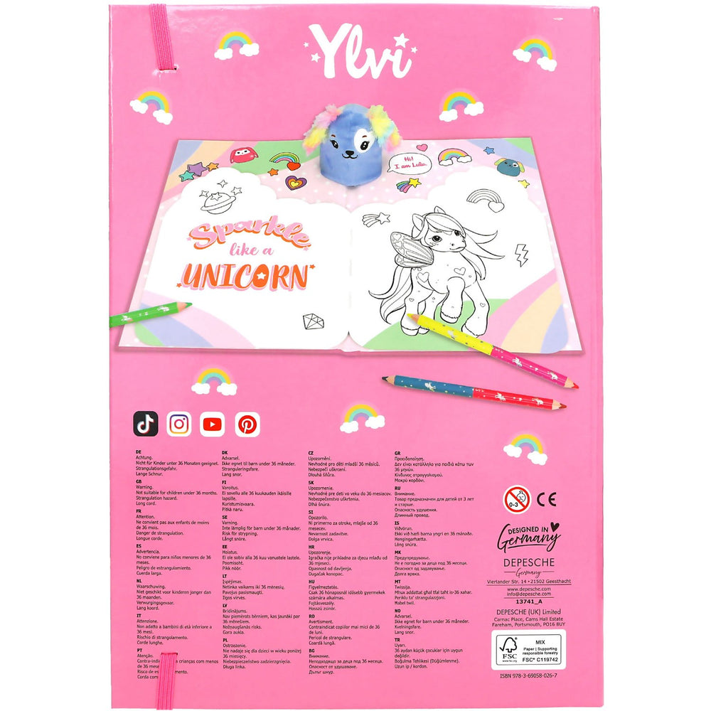 Køb Ylvi Unicorn Fun Malebog