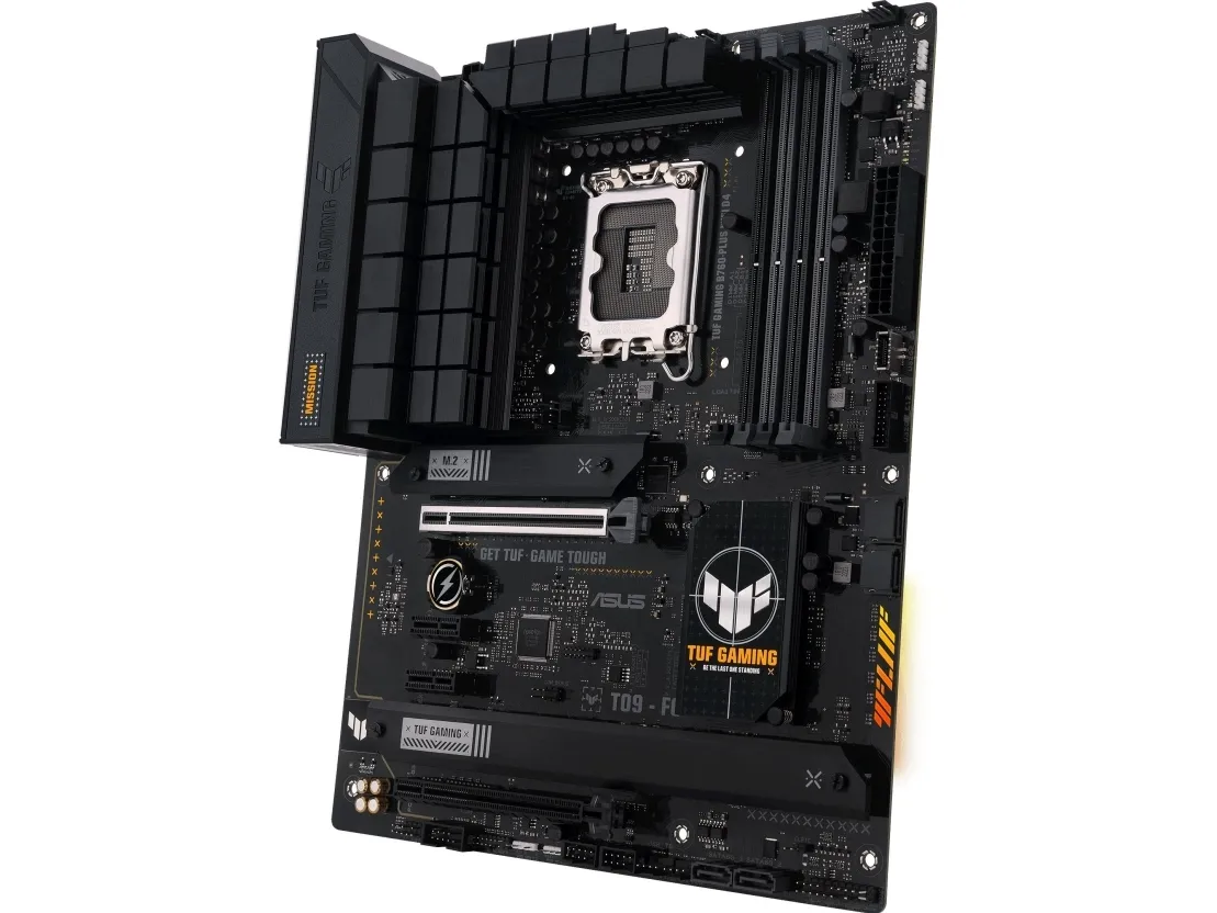 ASUS TUF GAMING B760-PLUS WIFI D4 - Bundkort - ATX - LGA1700 sokkel - B760 Chipset - USB 3.2 Gen 1, USB 3.2 Gen 2, USB-C 3.2 Gen 2x2 - 2.5 Gigabit LAN, Wi-Fi 6, Bluetooth - onboard grafik (CPU påkrævet) - HD Audio (8-kanaler)