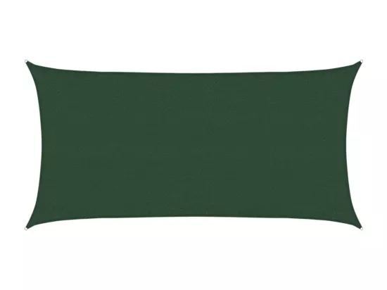 Voile d'ombrage 160 g/m² Vert foncé 3x6 m PEHD