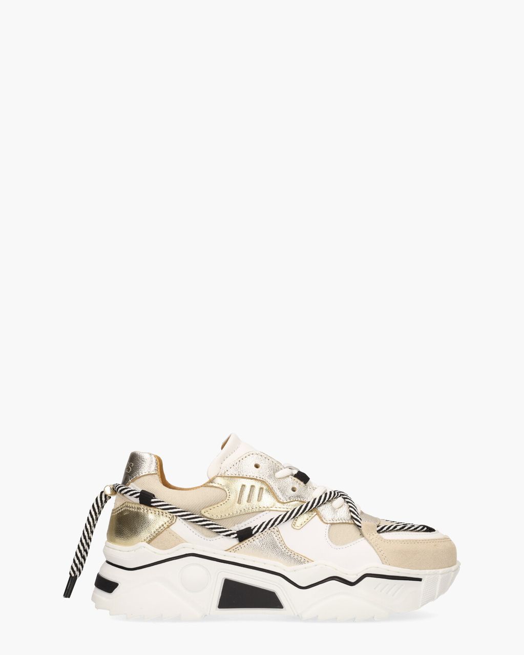 DWRS Label Jupiter Metallic Beige/Multicolor Damessneakers