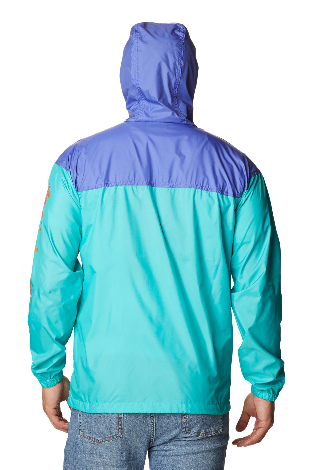 Jaqueta corta-vento masculina Columbia Flash Challenger™ - Turquesa