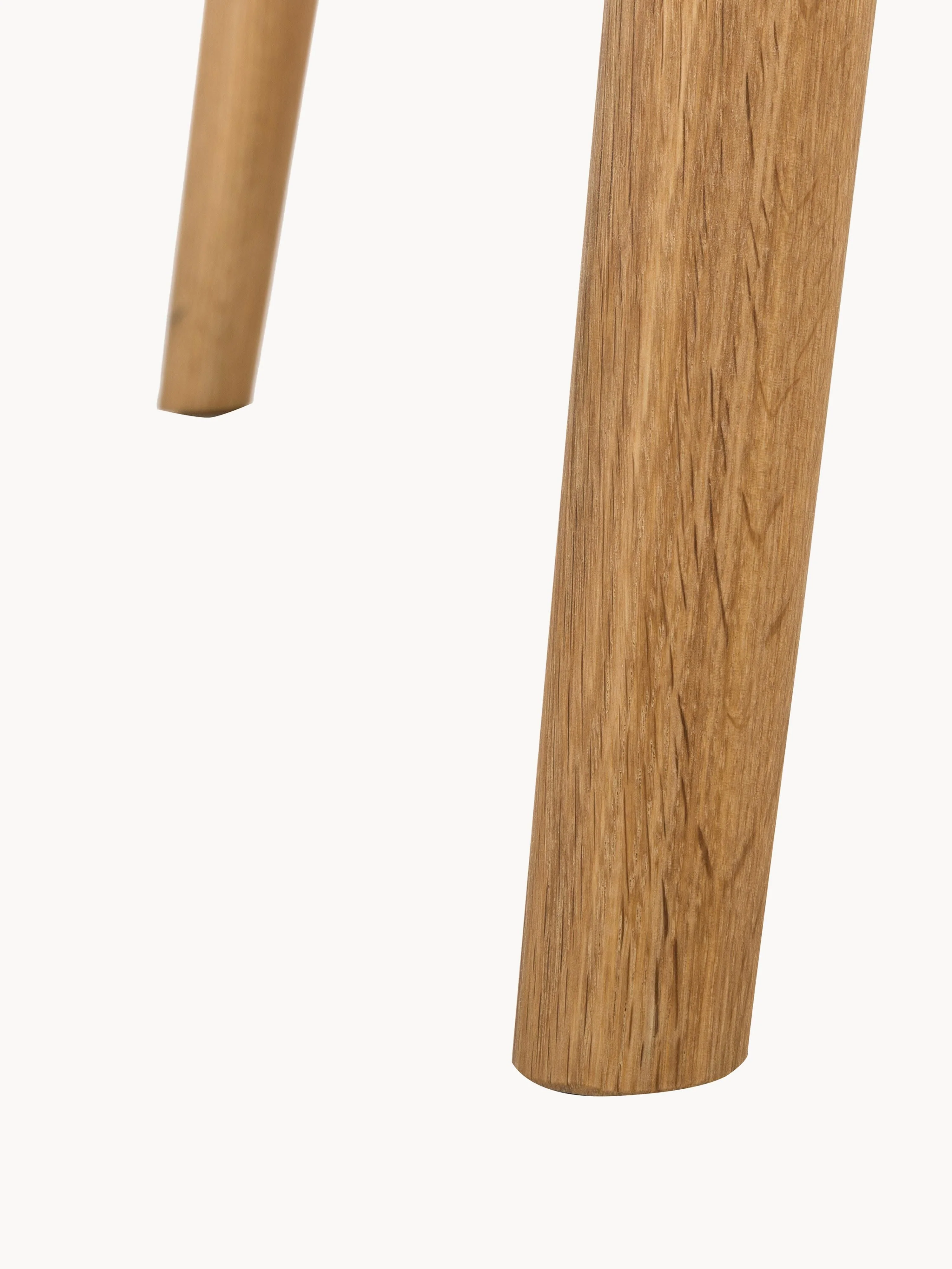 Ronde eettafel Yumi van eikenhout, Ø 115 cm