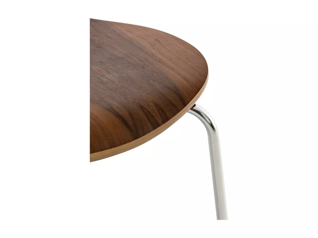 Lot de 4 Chaise de conférence - Bois & Nature - Noyer - DIEGO