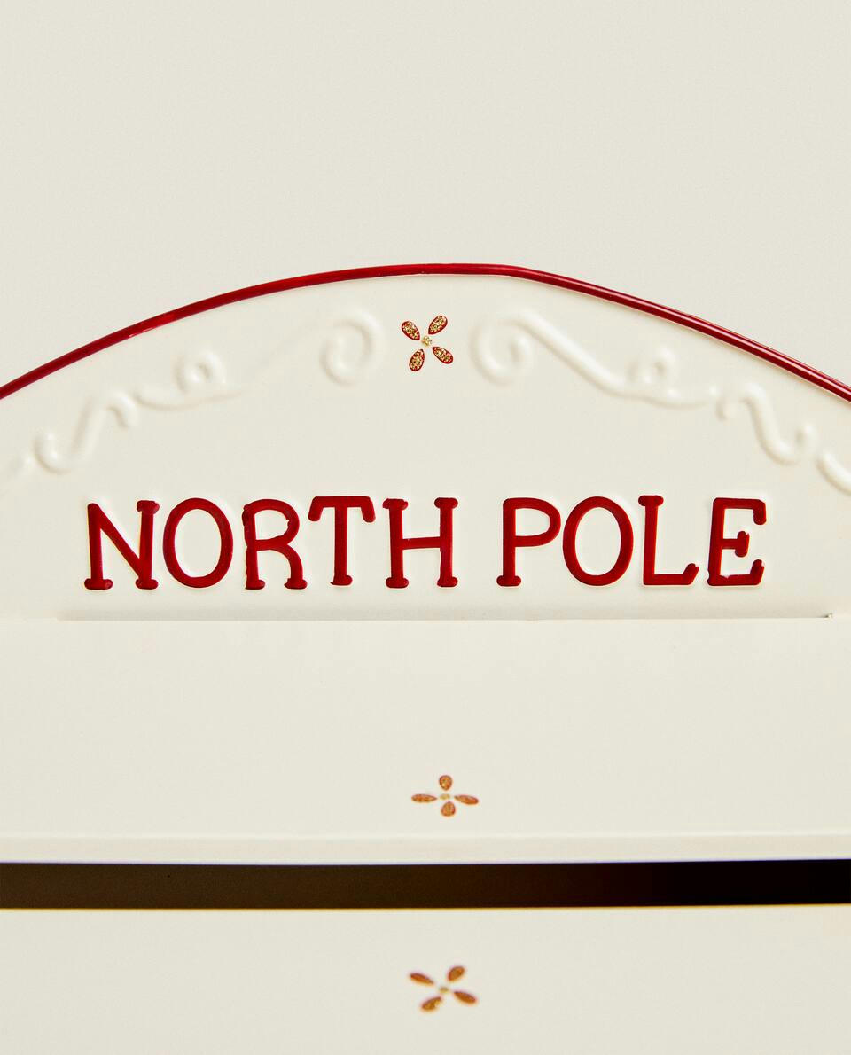 CAIXA DE CORREIO DE NATAL INFANTIL DO POLO NORTE