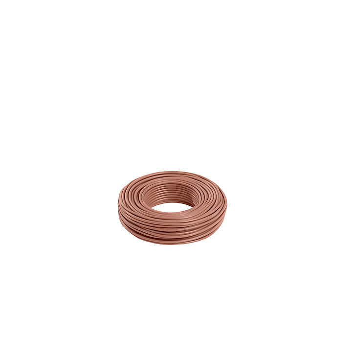 Fil 1,5mm² H07VU marron couronne 25m