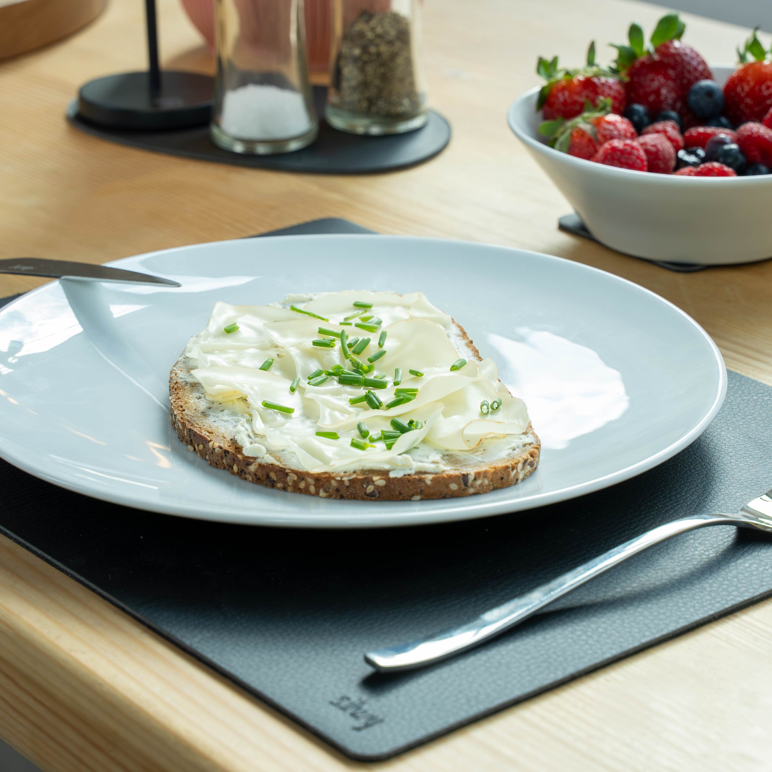 Silwy 26 cm set van 2 magnetisch porseleinen borden - White