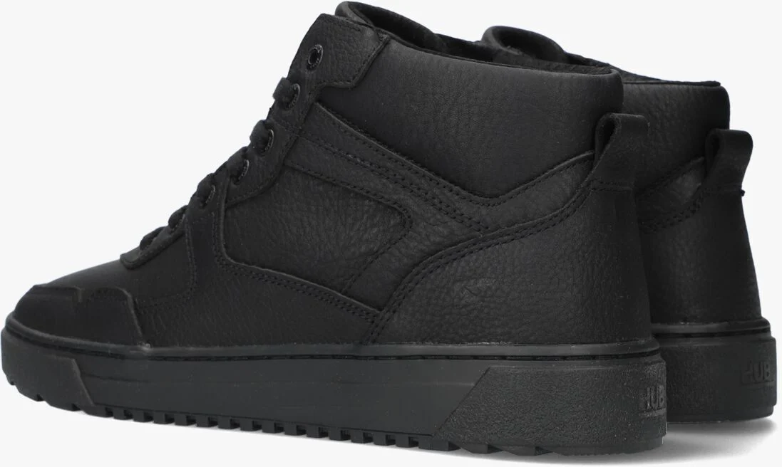 HUB zwarte hub hoge sneaker boston