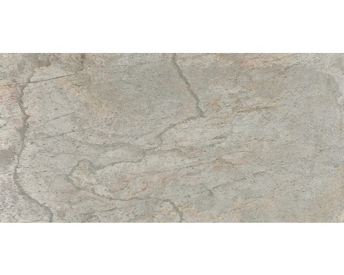 Echte steen mica schist SlateLite flinterdun 1,5 mm Argento Auro 61x122 cm