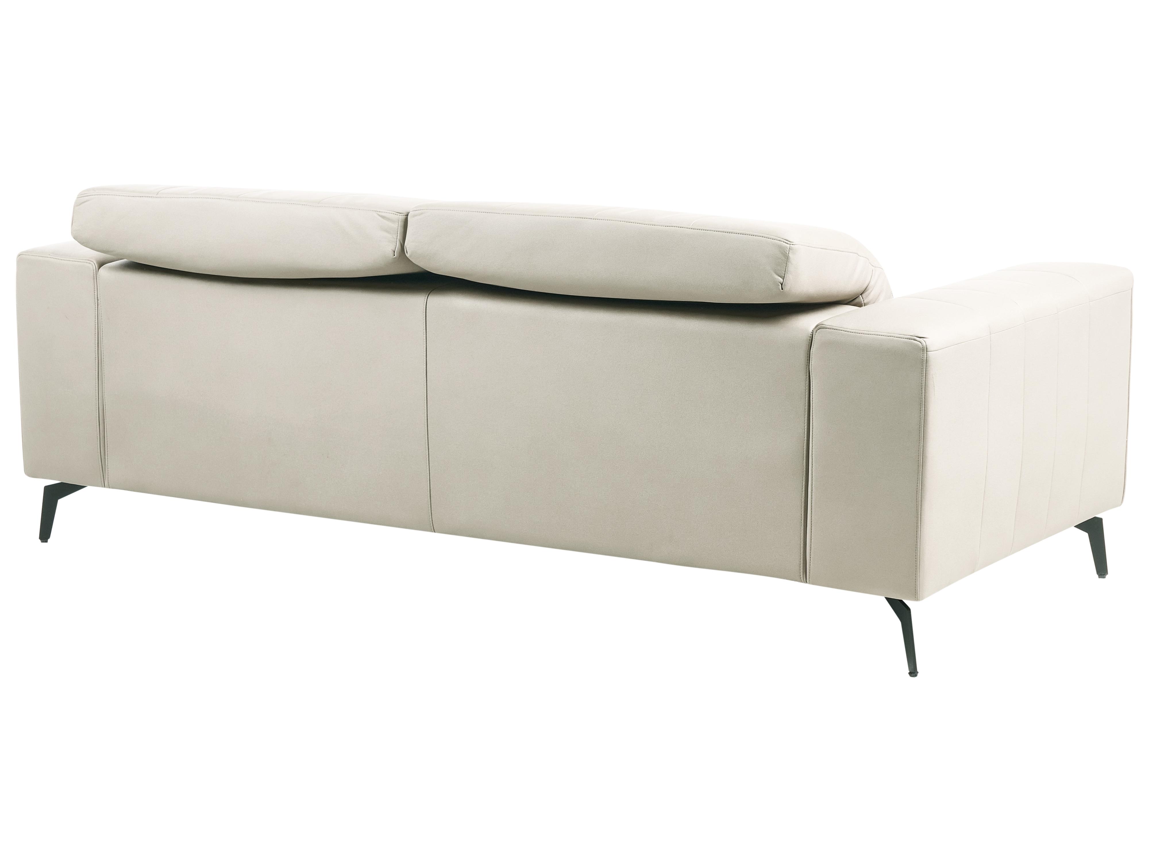 Bankenset 6-zits OMMEL Kunstleer Lichtbeige