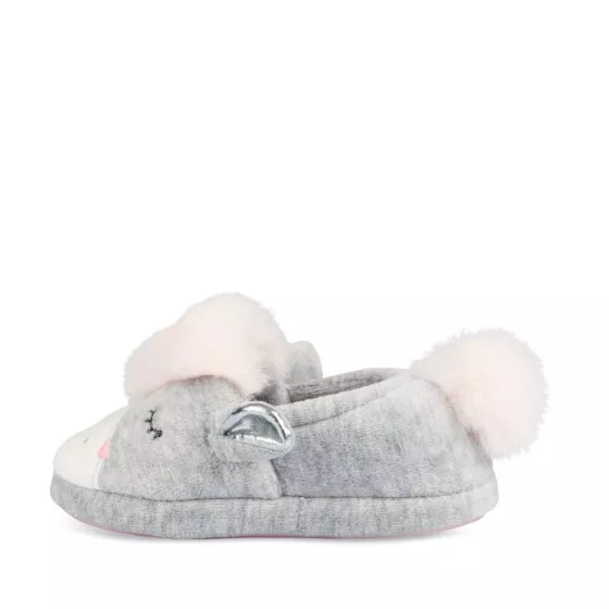 Chaussons licorne GRIS NINI & GIRLS
