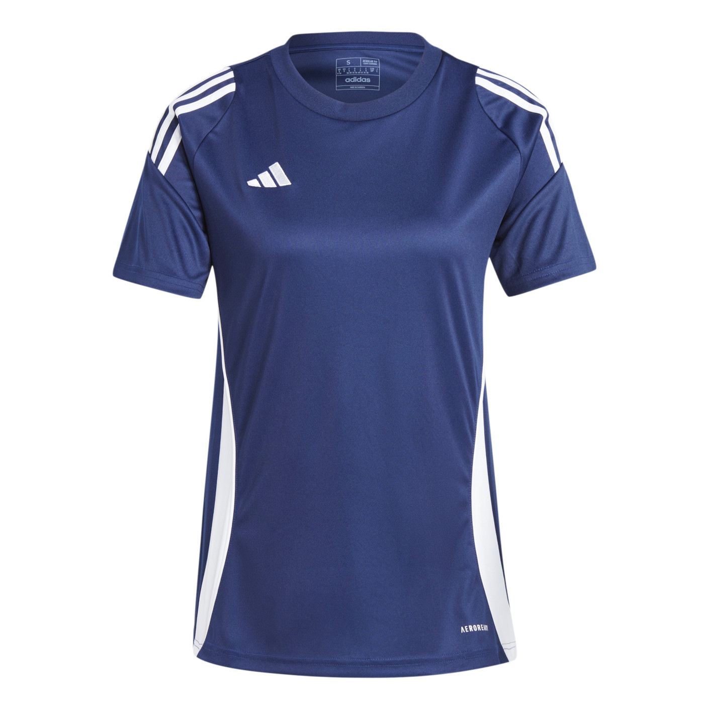 Adidas Tiro 24 Trainingsshirt Dames Donkerblauw Wit