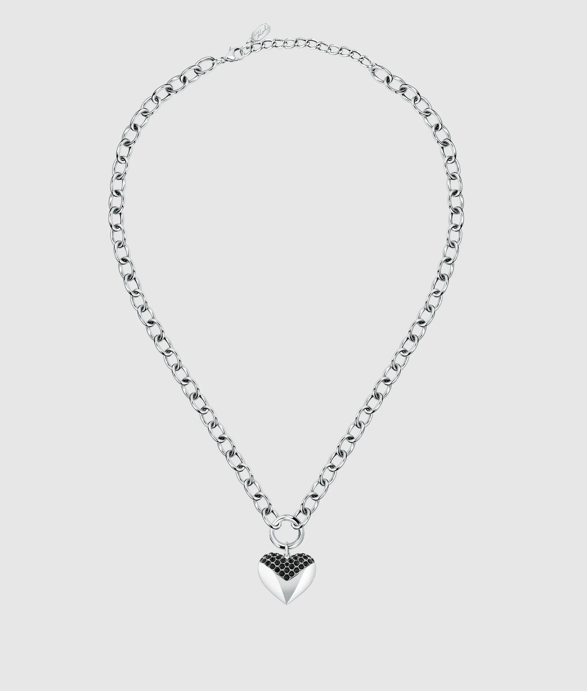 Ketting met hartbedel van Zilver